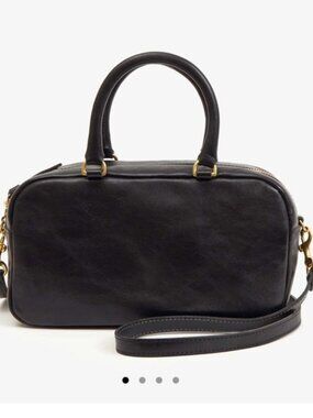 Clare V. Petit Claude Black Leather EUC